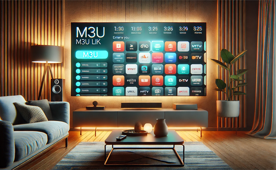 Efficient IPTV Streaming with M3U Links on LG Smart Televisions